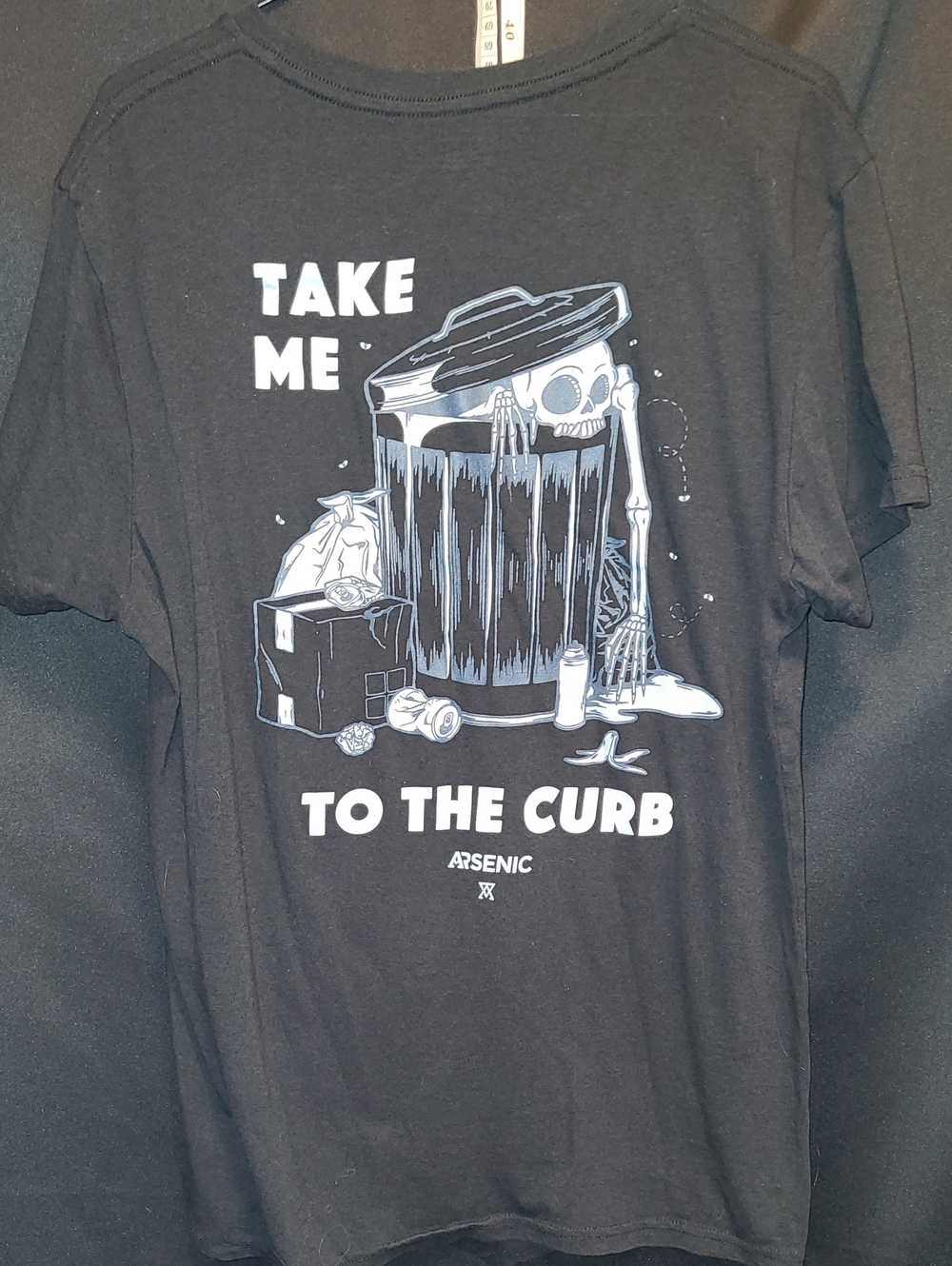 Arsenic Black 'Take Me to the Curb' Graphic Tee SIZE XL